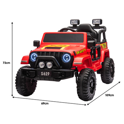 Kahuna S619 Gravity Kids Electric Ride On Car - Red - Cosy Abode
