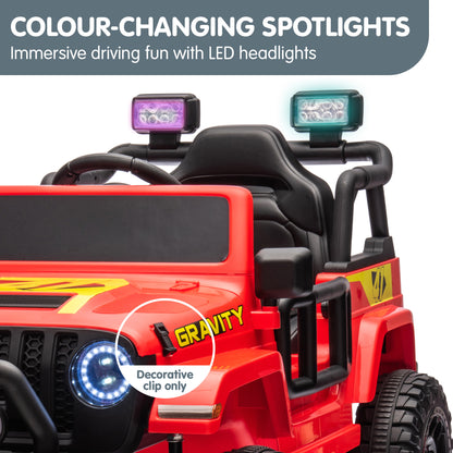 Kahuna S619 Gravity Kids Electric Ride On Car - Red - Cosy Abode