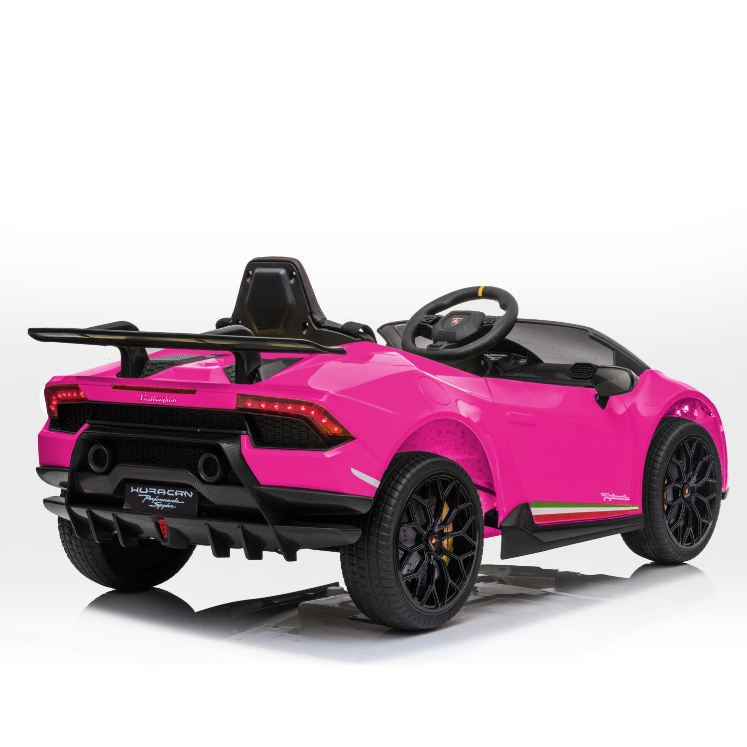 Kahuna Lamborghini Performante Kids Electric Ride On Car Remote Control by Kahuna - Pink - Cosy Abode