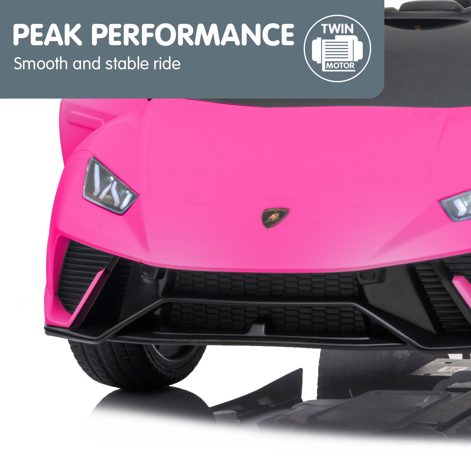 Kahuna Lamborghini Performante Kids Electric Ride On Car Remote Control by Kahuna - Pink - Cosy Abode
