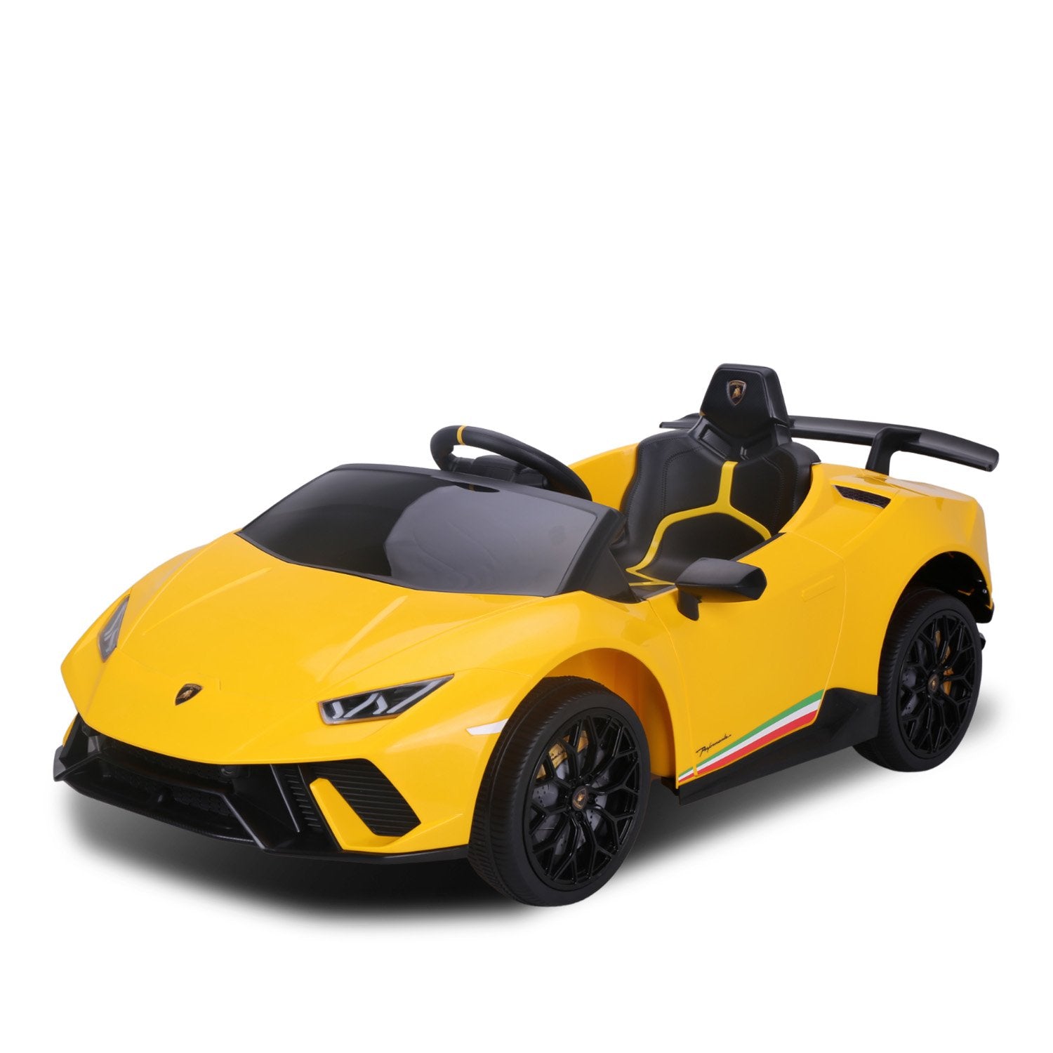 Kahuna Lamborghini Performante Kids Electric Ride On Car Remote Control - Yellow - Cosy Abode