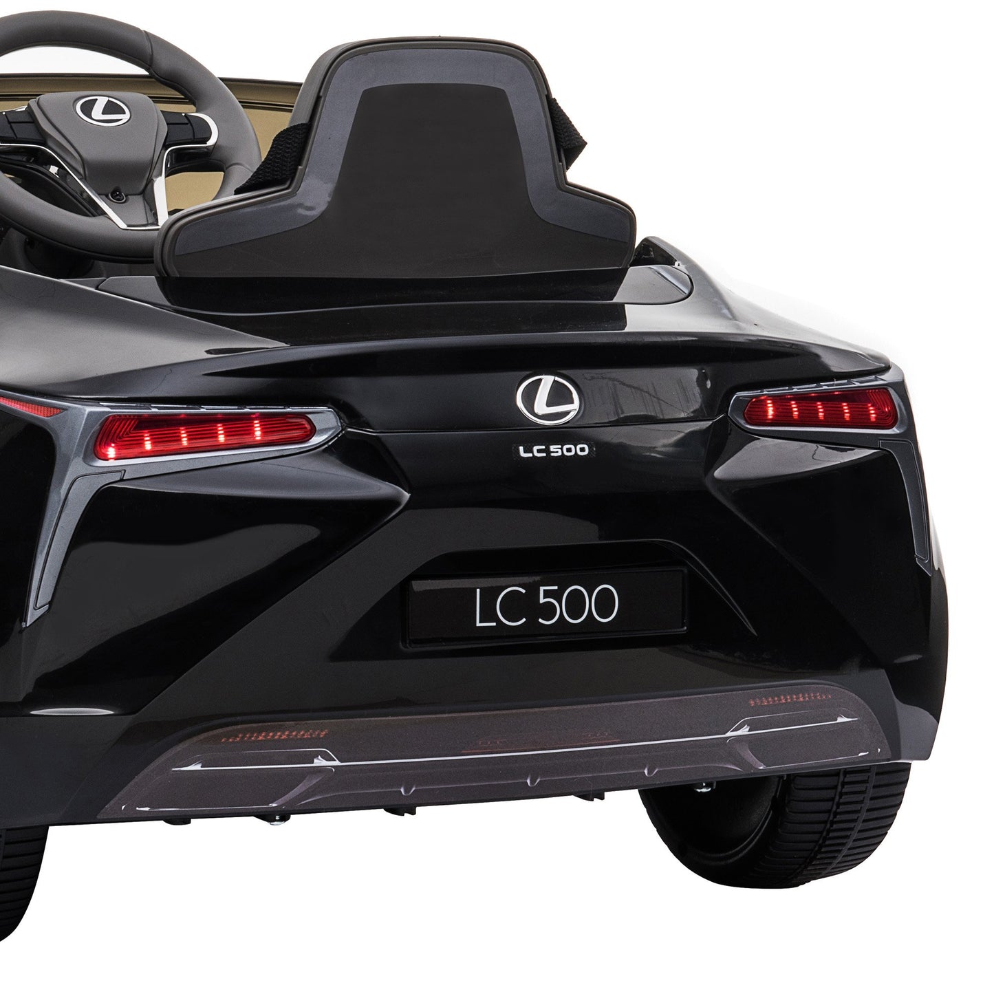 Kahuna Licensed Lexus LC 500 Kids Electric Ride On Car - Black - Cosy Abode
