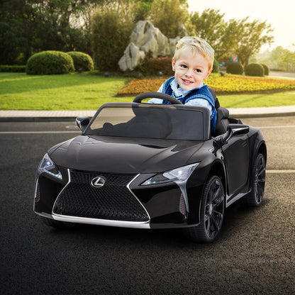 Kahuna Licensed Lexus LC 500 Kids Electric Ride On Car - Black - Cosy Abode