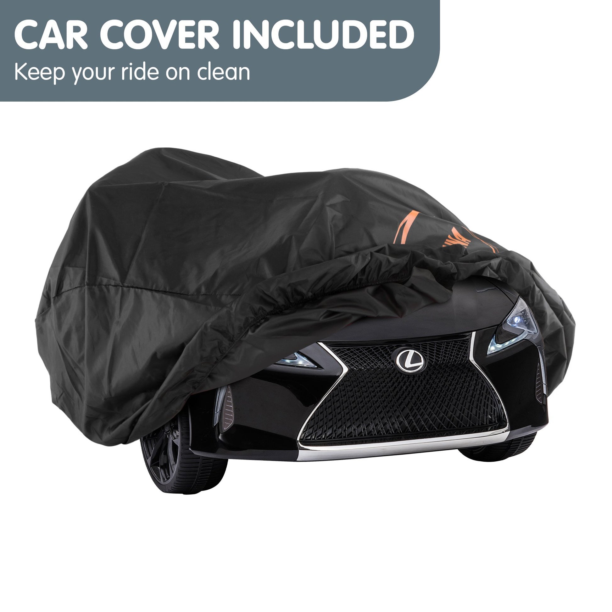 Kahuna Licensed Lexus LC 500 Kids Electric Ride On Car - Black - Cosy Abode
