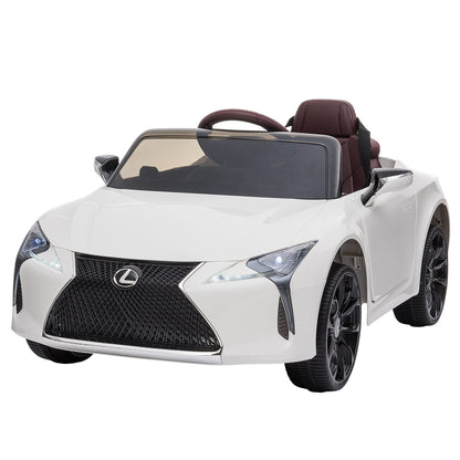 Kahuna Licensed Lexus Lc 500 Kids Electric Ride On Car - White - Cosy Abode