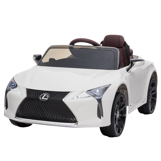 Kahuna Licensed Lexus Lc 500 Kids Electric Ride On Car - White - Cosy Abode