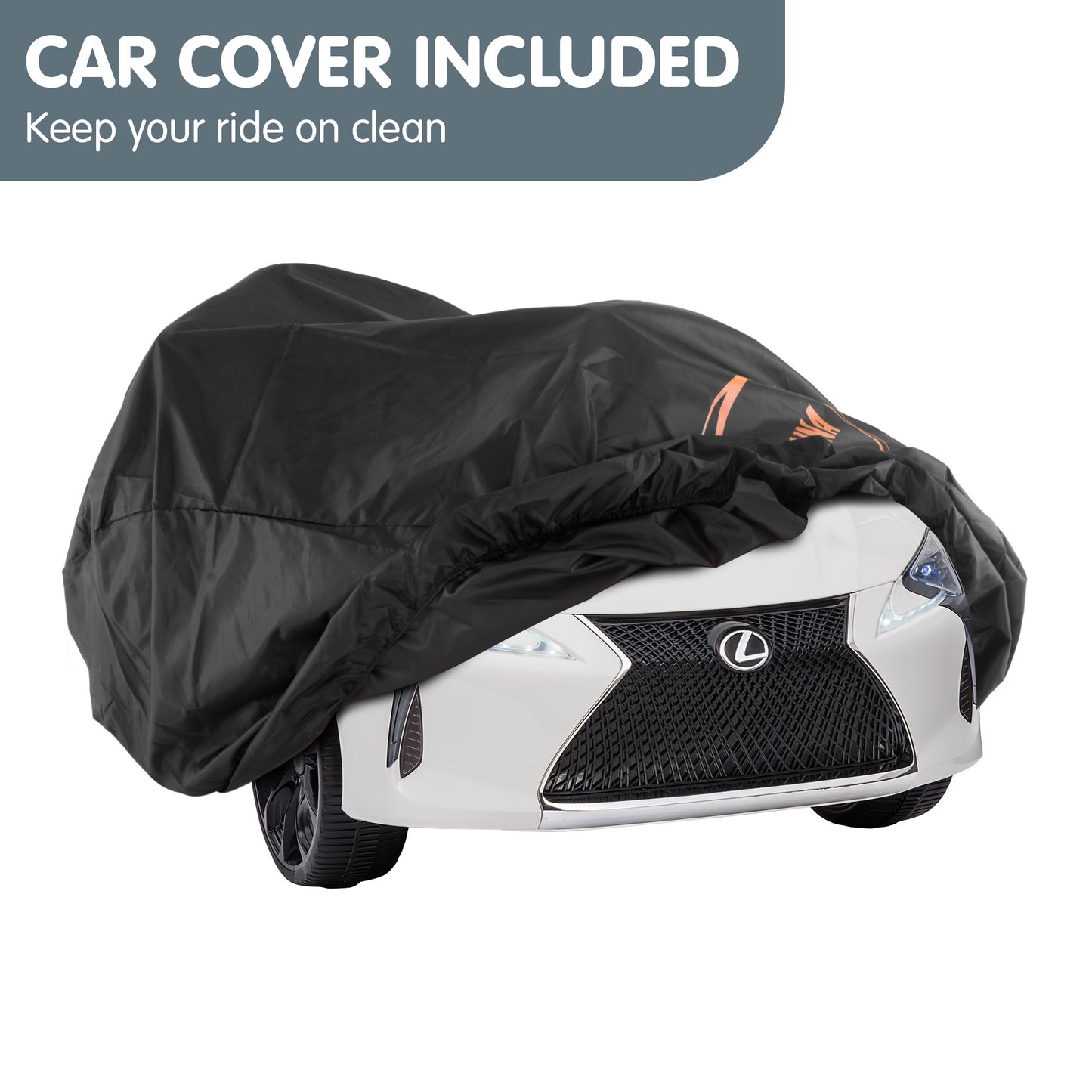 Kahuna Licensed Lexus Lc 500 Kids Electric Ride On Car - White - Cosy Abode