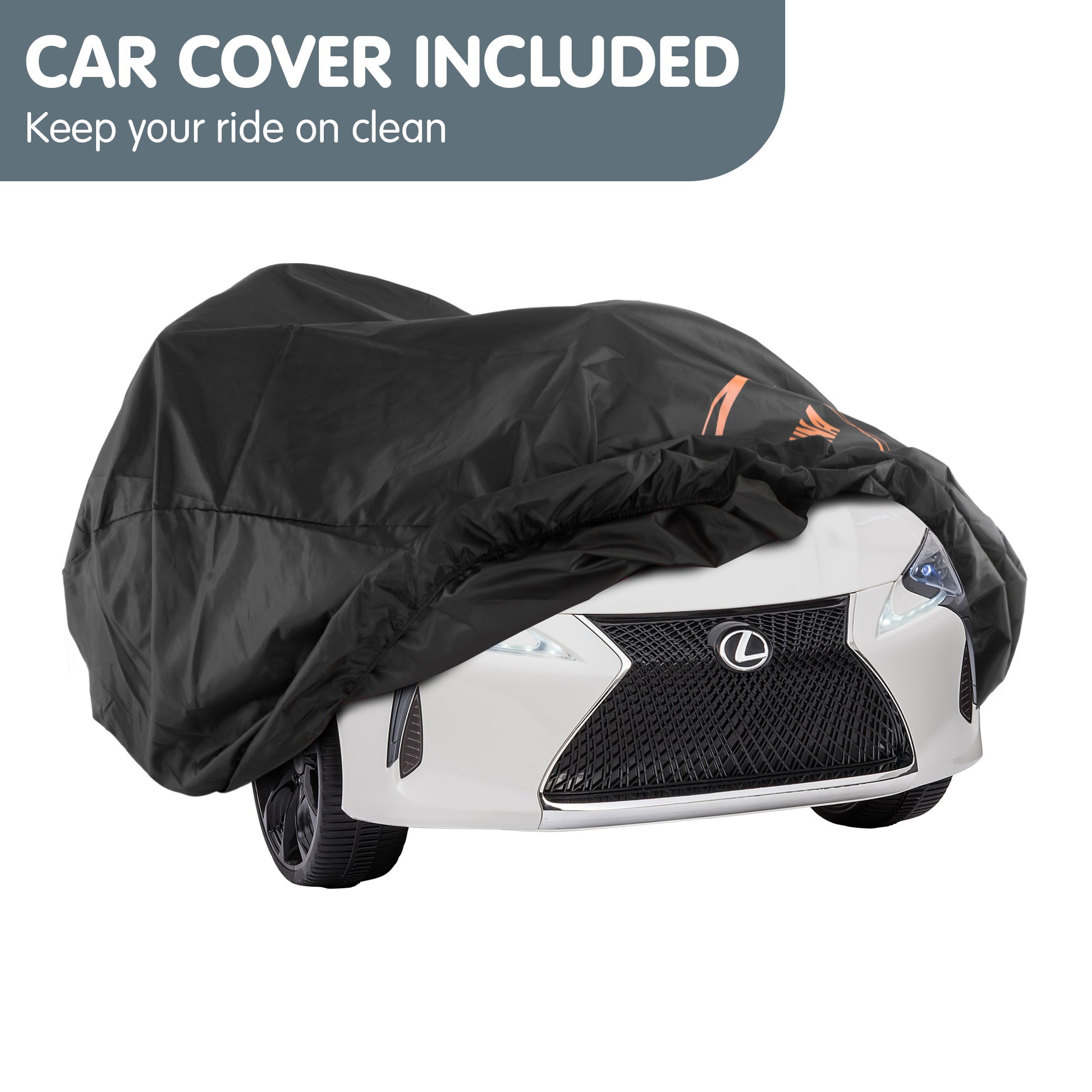Kahuna Licensed Lexus Lc 500 Kids Electric Ride On Car - White - Cosy Abode