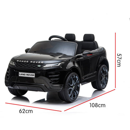 Kahuna Land Rover Licensed Kids Electric Ride On Car Remote Control - Black - Cosy Abode