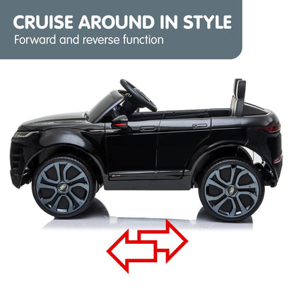 Kahuna Land Rover Licensed Kids Electric Ride On Car Remote Control - Black - Cosy Abode