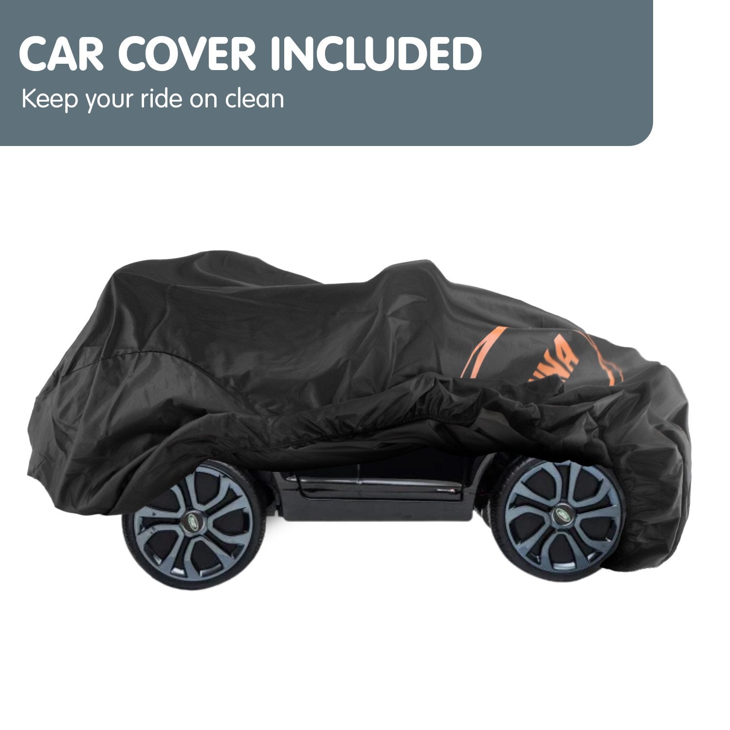 Kahuna Land Rover Licensed Kids Electric Ride On Car Remote Control - Black - Cosy Abode