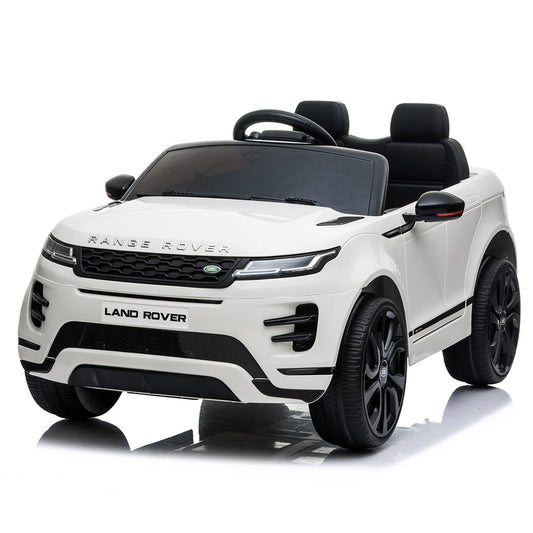 Kahuna Land Rover Licensed Kids Electric Ride On Car Remote Control - White - Cosy Abode