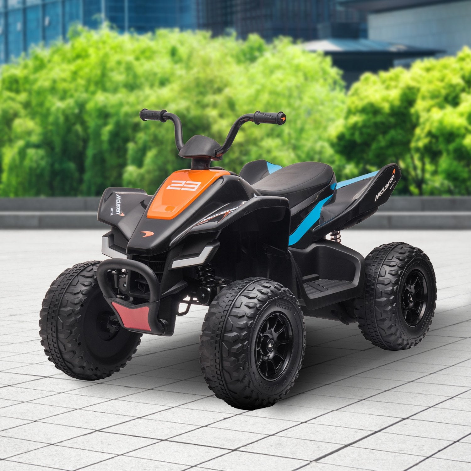 Kahuna MCL35 McLaren Toy Ride On Electric Quad Bike - Black - Cosy Abode