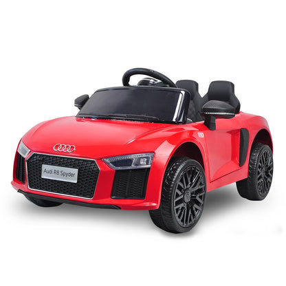 Kahuna R8 Spyder Audi Licensed Kids Electric Ride On Car Remote Control - Red - Cosy Abode