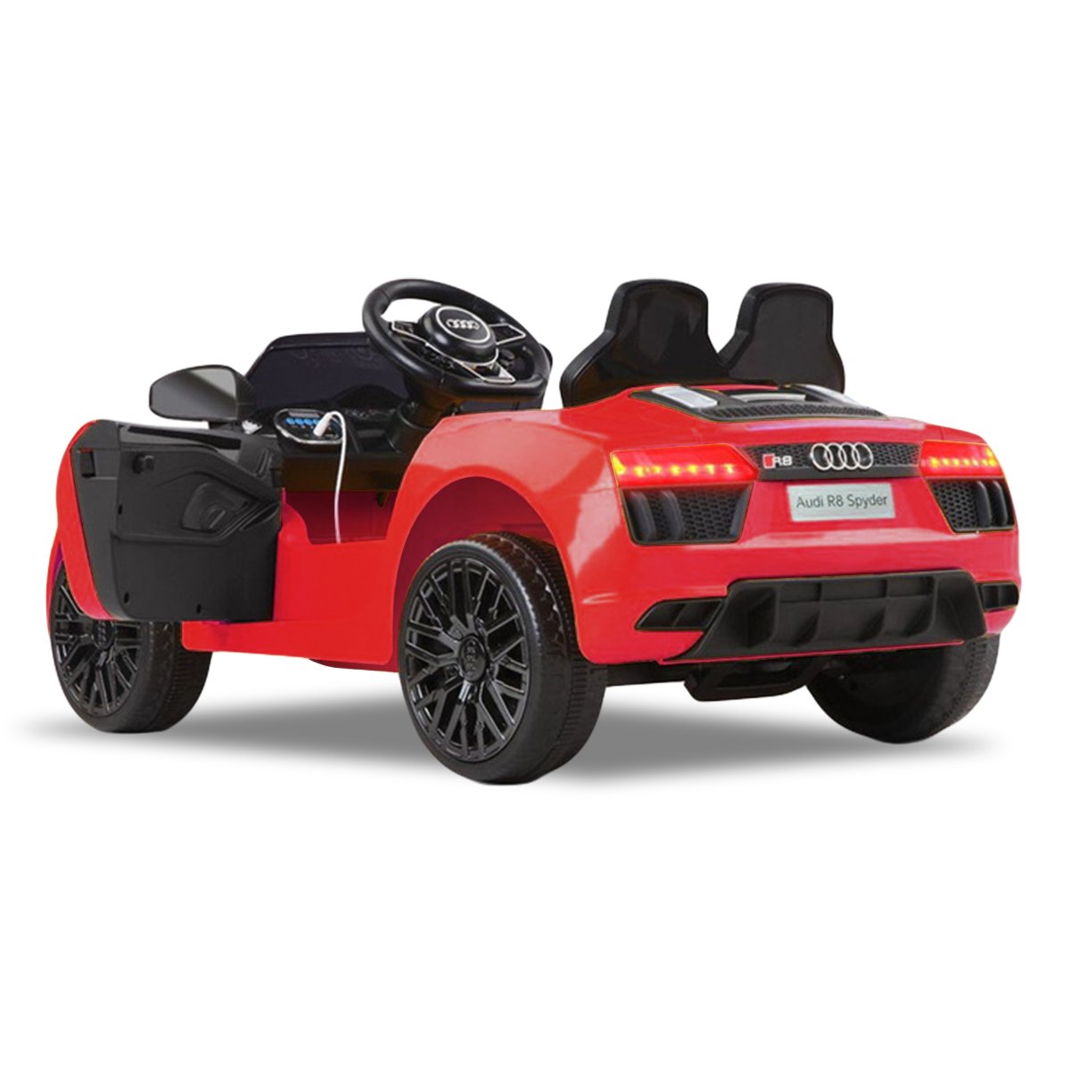 Kahuna R8 Spyder Audi Licensed Kids Electric Ride On Car Remote Control - Red - Cosy Abode