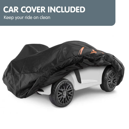 Kahuna R8 Spyder Audi Licensed Kids Electric Ride On Car Remote Control - White - Cosy Abode