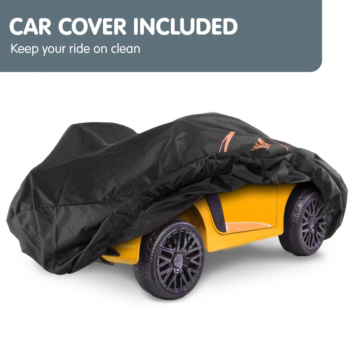 Kahuna R8 Spyder Audi Licensed Kids Electric Ride On Car Remote Control - Yellow - Cosy Abode