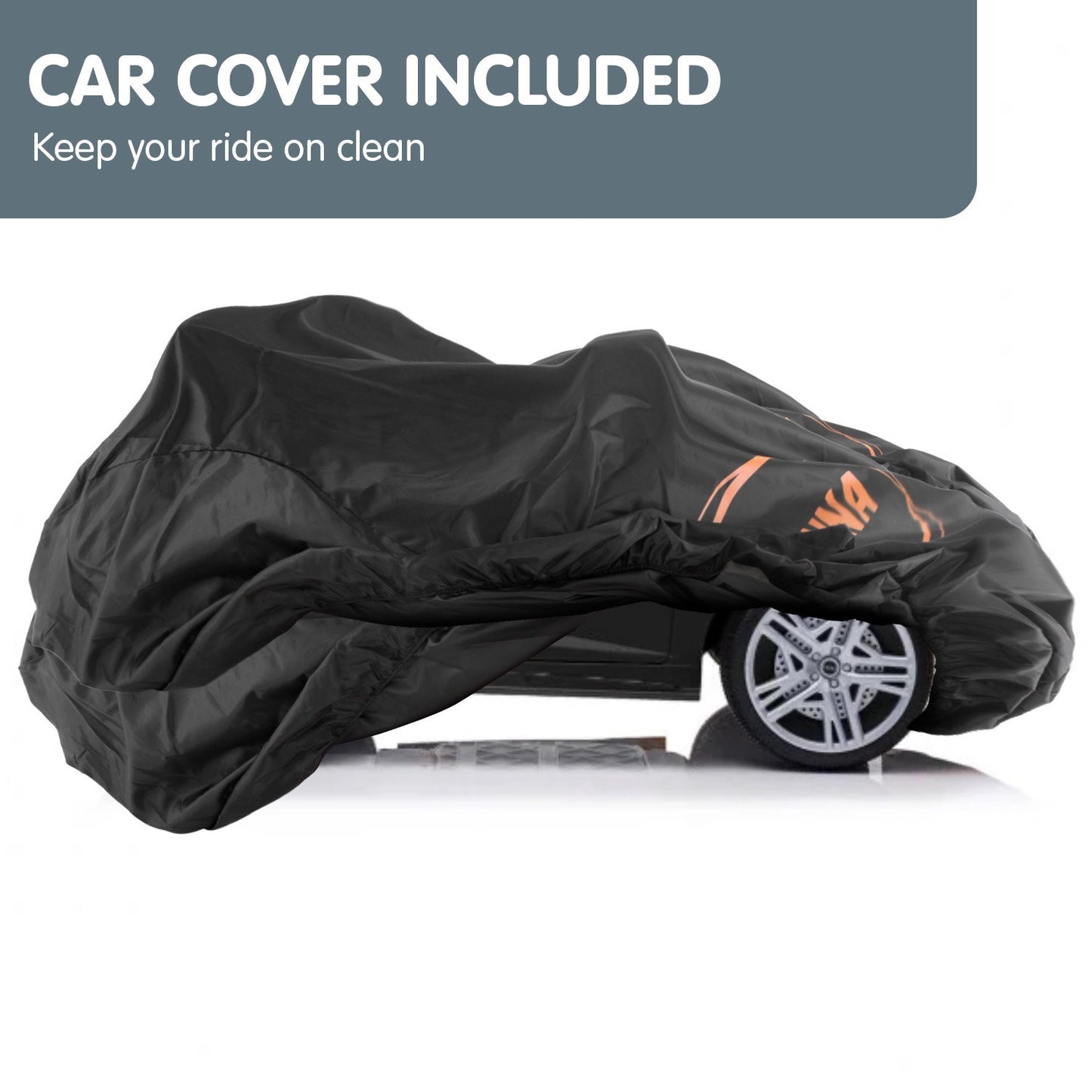 Kahuna Audi Sport Licensed Kids Electric Ride On Car Remote Control - Black - Cosy Abode