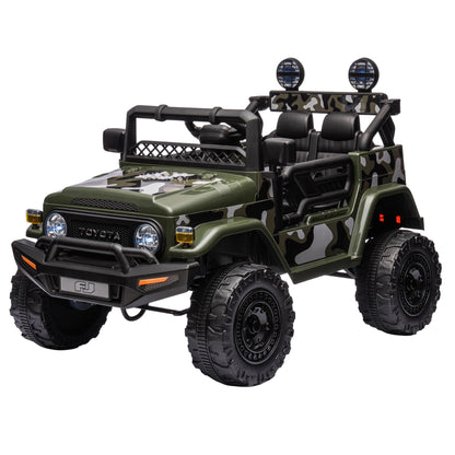 Kahuna Authorised Toyota FJ Cruiser Kids Electric Ride On Car - Green - Cosy Abode