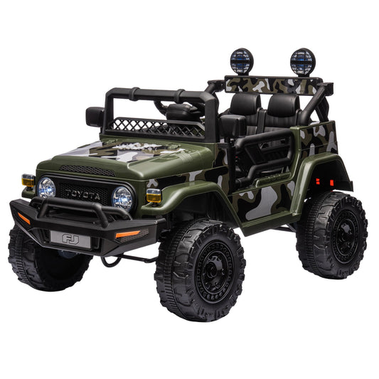 Kahuna Authorised Toyota FJ Cruiser Kids Electric Ride On Car - Green - Cosy Abode