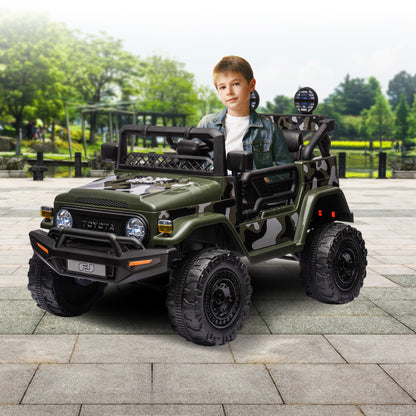 Kahuna Authorised Toyota FJ Cruiser Kids Electric Ride On Car - Green - Cosy Abode