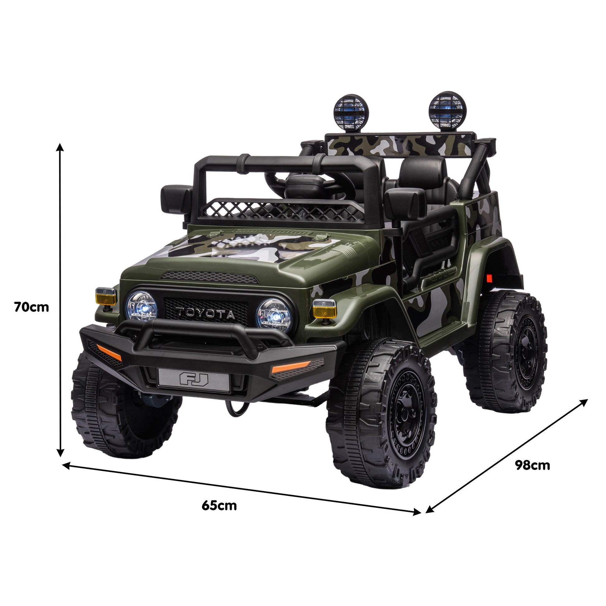 Kahuna Authorised Toyota FJ Cruiser Kids Electric Ride On Car - Green - Cosy Abode