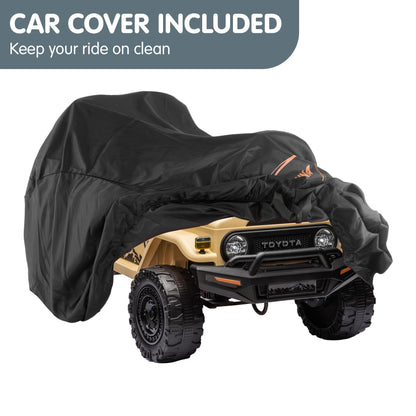 Kahuna Authorised Toyota Fj Cruiser Kids Electric Ride On Car - Khaki - Cosy Abode