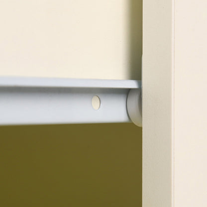 Sarantino Bedside Table Cabinet Storage Chest 2 Drawers Lamp Side Nightstand White - Cosy Abode