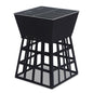 Wallaroo Outdoor Fire Pit for BBQ, Grilling, Cooking, Camping- Portable Brazier with Reversible Stand for Backyard - Cosy Abode