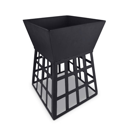 Wallaroo Outdoor Fire Pit for BBQ, Grilling, Cooking, Camping- Portable Brazier with Reversible Stand for Backyard - Cosy Abode