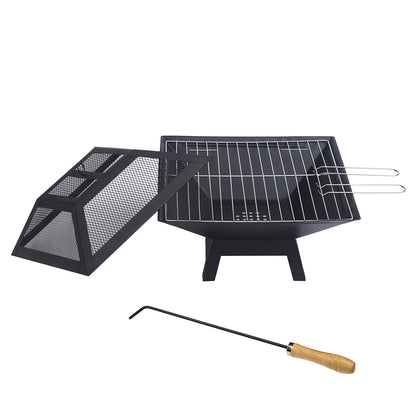 Wallaroo Portable Outdoor Fire Pit for BBQ, Grilling, Cooking, Camping - Cosy Abode
