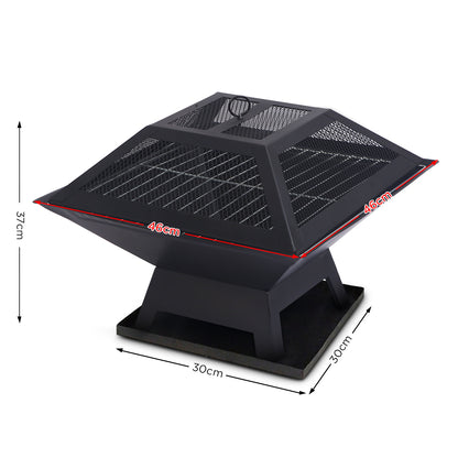 Wallaroo Portable Outdoor Fire Pit for BBQ, Grilling, Cooking, Camping - Cosy Abode