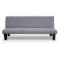 Sarantino Sofa Bed Lounge Couch Futon Furniture Seat Adjustable Suite Dark Grey - Cosy Abode