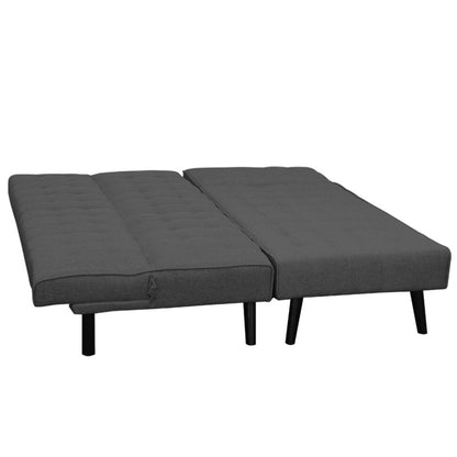 Sarantino 3-seater Corner Sofa Bed Lounge Chaise Couch - Dark Grey - Cosy Abode