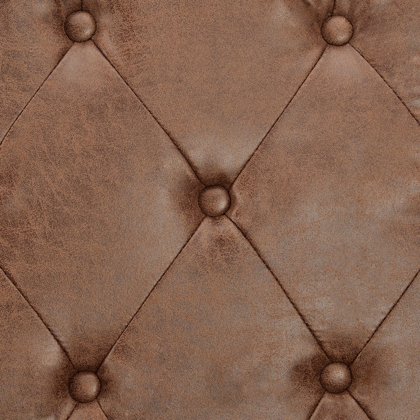 Sarantino Faux Velvet Tufted Sofa Bed Couch Futon - Brown - Cosy Abode