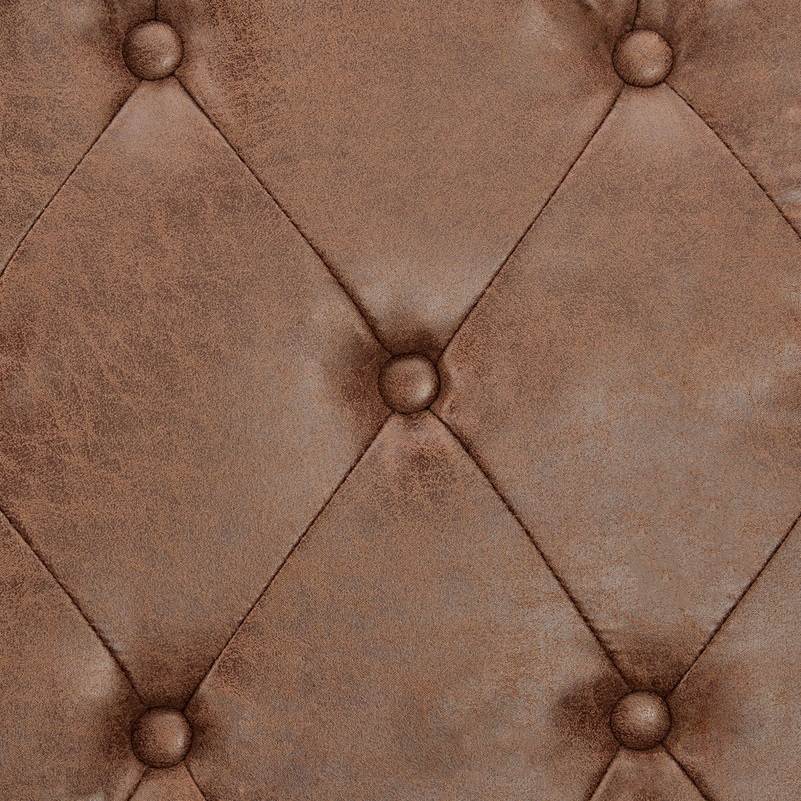 Sarantino Faux Velvet Tufted Sofa Bed Couch Futon - Brown - Cosy Abode