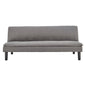 Sarantino 3 Seater Modular Faux Linen Fabric Sofa Bed Couch -Dark Grey - Cosy Abode
