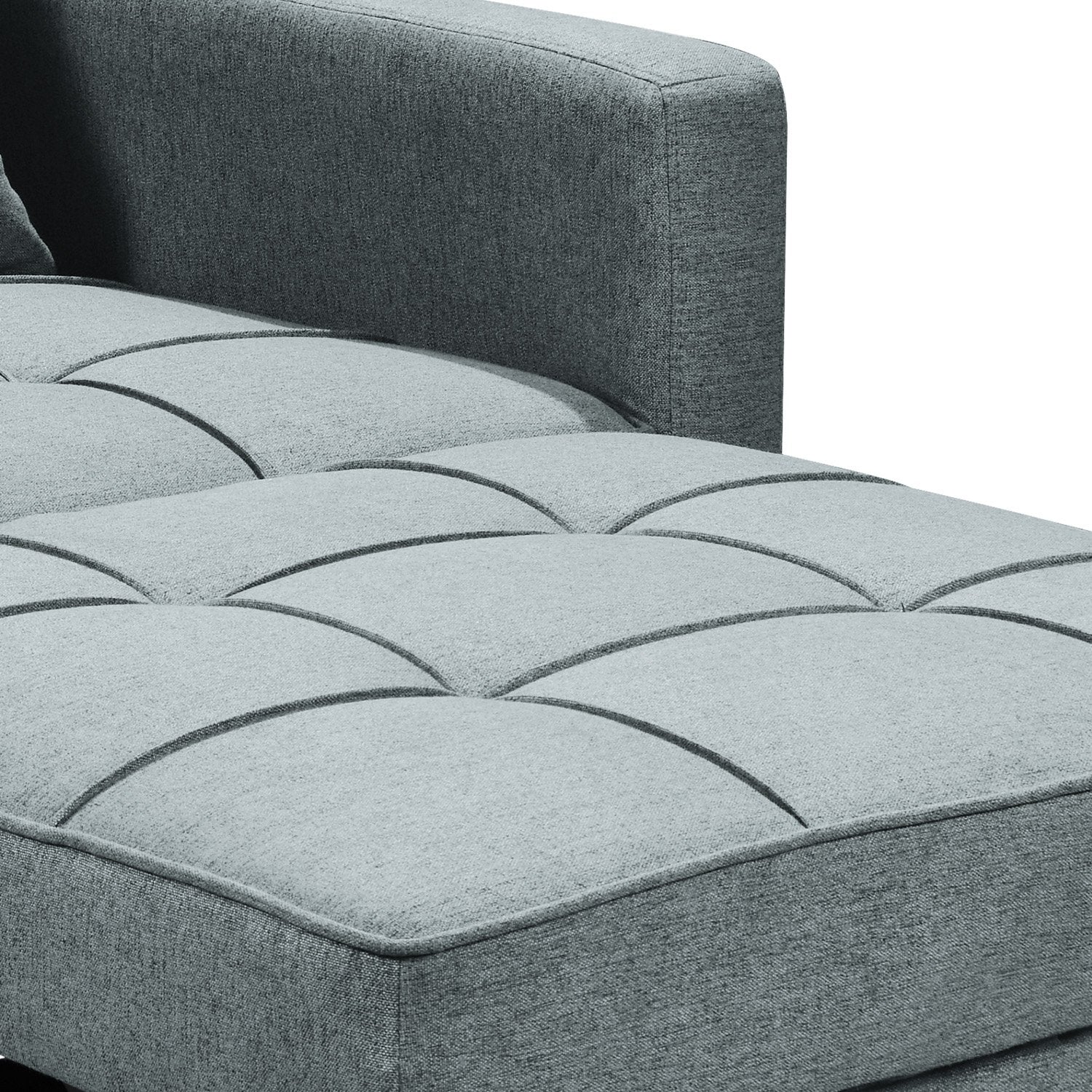 Sarantino Suri 3-in-1 Convertible Sofa Chair Bed -  Airforce Blue - Cosy Abode