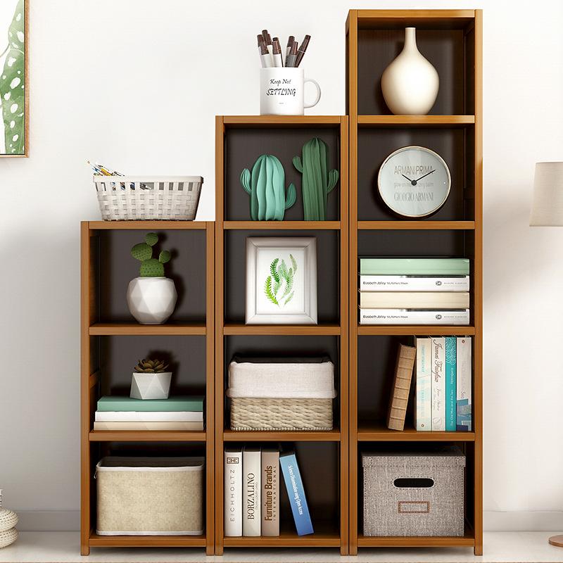 Solid Bamboo Corner Storage Organizer Plan Stand Book Shelf 5/6/7 Tier - Cosy Abode