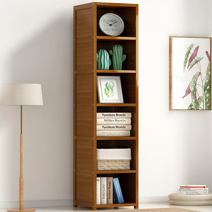 Solid Bamboo Corner Storage Organizer Plan Stand Book Shelf 5/6/7 Tier - Cosy Abode