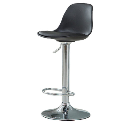 Bar Stools Kitchen Bar Stool Leather Barstools Swivel Gas Lift Counter Chairs x2 BS8402 White - Cosy Abode