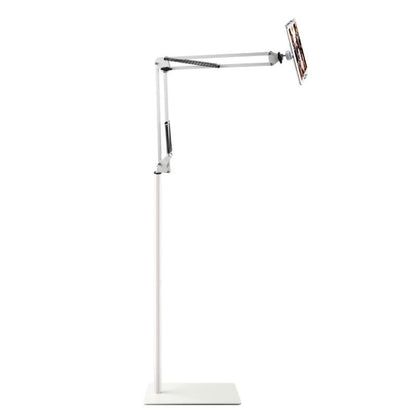 Hands Free Floor Stand Adjustable Bed Clip Holder For Tablet iPad iPhone 170cm Black - Cosy Abode