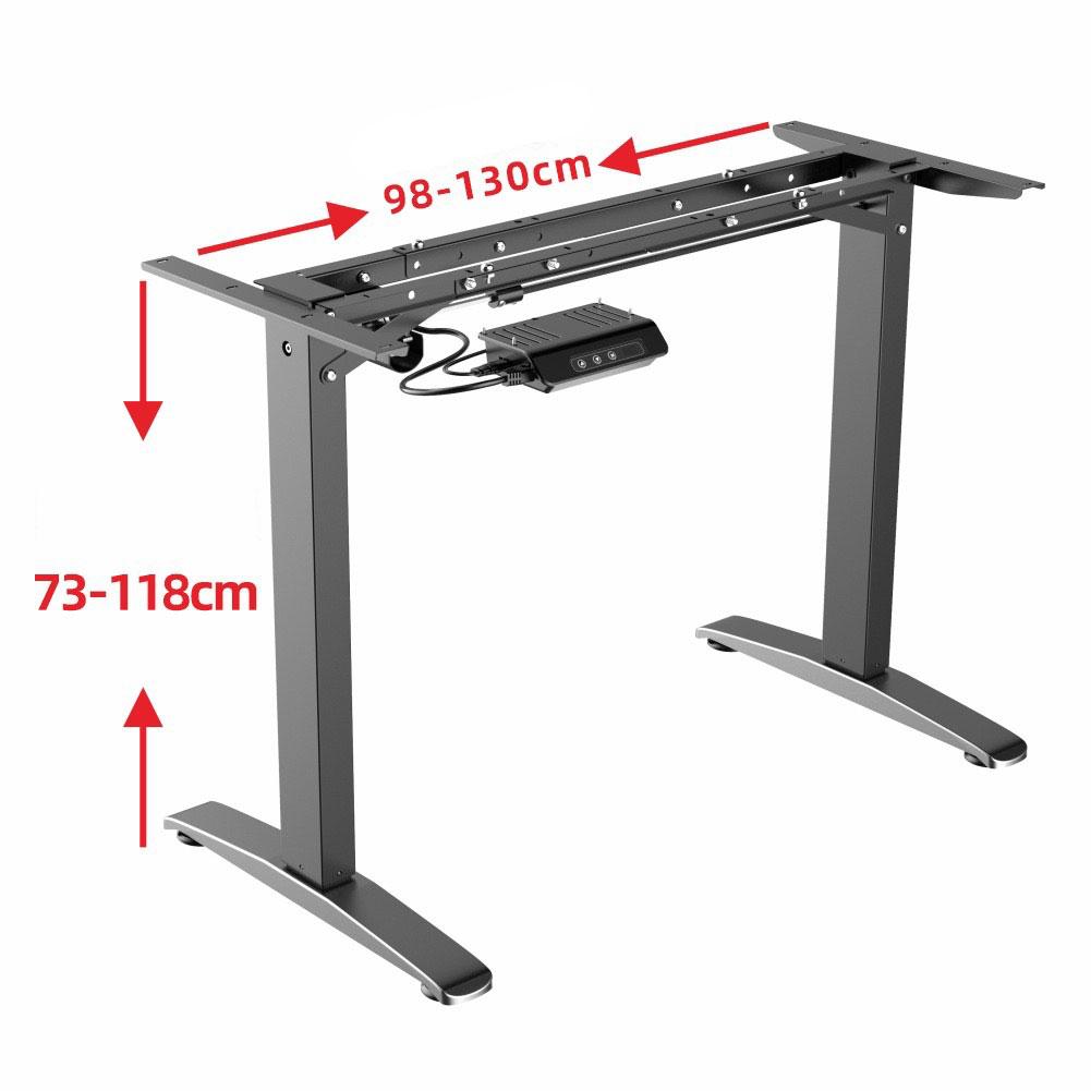Gaming Standing Desk Home Office Lift Electric Height Adjustable Sit To Stand Motorized Standing Desk 1460 - Cosy Abode