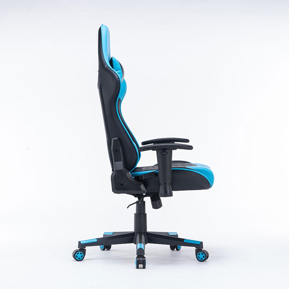 Gaming Chair Ergonomic Racing chair 165° Reclining Gaming Seat 3D Armrest Footrest Green Black - Cosy Abode