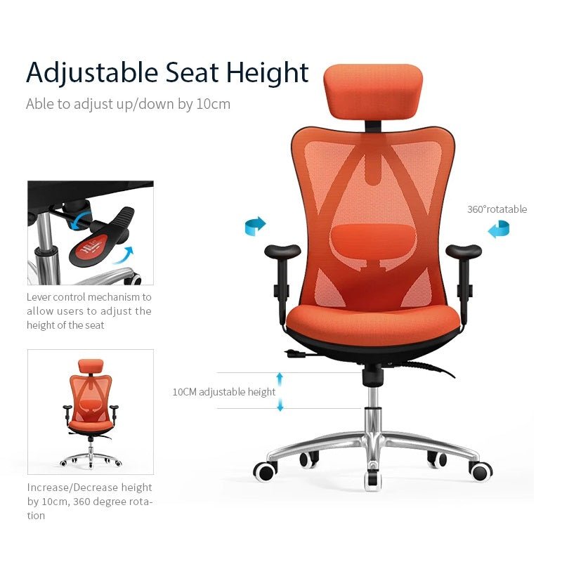 Sihoo M18 Ergonomic Office Chair, Computer Chair Desk Chair High Back Chair Breathable,3D Armrest and Lumbar Support - Cosy Abode