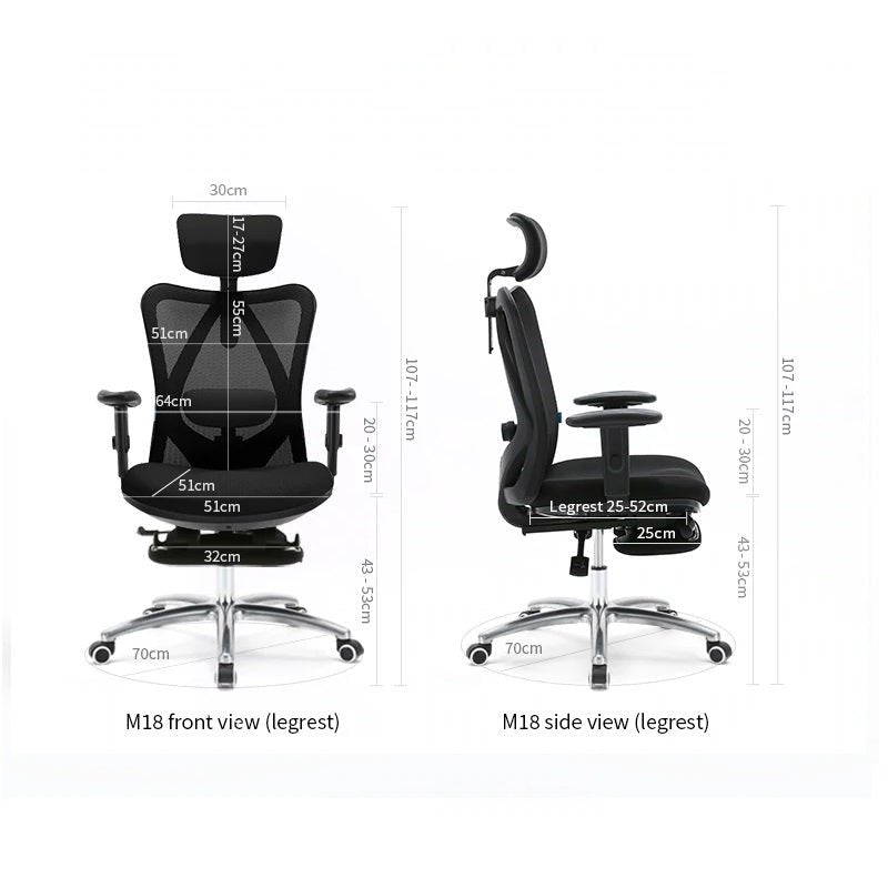 Sihoo M18 Ergonomic Office Chair, Computer Chair Desk Chair High Back Chair Breathable,3D Armrest and Lumbar Support - Cosy Abode