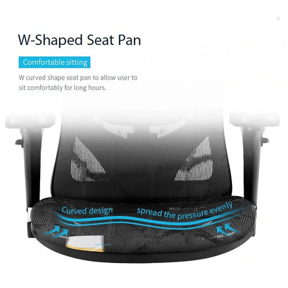 Sihoo M57 Ergonomic Office Chair, Computer Chair Desk Chair High Back Chair Breathable,3D Armrest and Lumbar Support Grey without Footrest - Cosy Abode