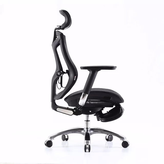 Sihoo Ergonomic Office Chair V1 4D Adjustable High-Back Breathable With Footrest And Lumbar Support Black - Cosy Abode