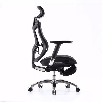 Sihoo Ergonomic Office Chair V1 4D Adjustable High-Back Breathable With Footrest And Lumbar Support Black - Cosy Abode