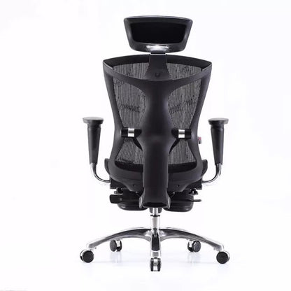 Sihoo Ergonomic Office Chair V1 4D Adjustable High-Back Breathable With Footrest And Lumbar Support Black - Cosy Abode